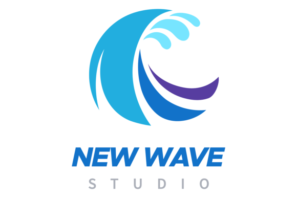 Download Wave Logo. Blue Water Curve. Motion Symb - Wave Collection