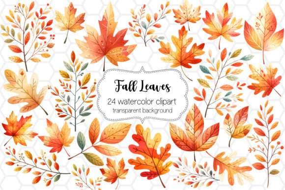 Download Fall Leaves Clipart Bundle PNG Designs - Clipart bundle Collection